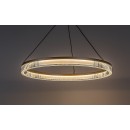 Rabalux 72471 LED mennyezeti függőlámpa Rivona | 24W integrált LED forrás | 1700lm | 3000-6500K | távirányítás | fényerőszabályzó | a kábelen | aranyszínű