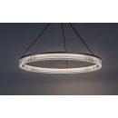 Rabalux 72471 LED mennyezeti függőlámpa Rivona | 24W integrált LED forrás | 1700lm | 3000-6500K | távirányítás | fényerőszabályzó | a kábelen | aranyszínű