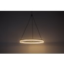 Rabalux 72478 LED mennyezeti függőlámpa Seraphiel | 24W integrált LED forrás | 1610lm | 3000-6500K | távirányítás | fényerőszabályzó | a kábelen | fekete