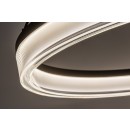 Rabalux 72478 LED mennyezeti függőlámpa Seraphiel | 24W integrált LED forrás | 1610lm | 3000-6500K | távirányítás | fényerőszabályzó | a kábelen | fekete