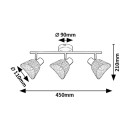 Rabalux 98073007 mennyezeti spotlámpa Farelia  E14