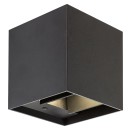 Rabalux 7396 kültéri fali lámpa Solin 1x42W | G9 | IP54 - fekete