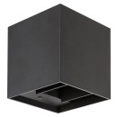 Rabalux 7396 kültéri fali lámpa Solin 1x42W | G9 | IP54 - fekete