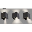 Rabalux 7396 kültéri fali lámpa Solin 1x42W | G9 | IP54 - fekete