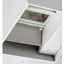 Rabalux 7397 kültéri fali lámpa Solin 1x42W | G9 | IP54 - fehér