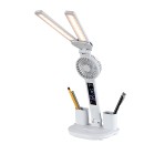 Rabalux 74030 LED asztali lámpa Novilo | 7W integrált LED forrás | 420lm | 3000/4000/6000K | kapcsolóval | fehér