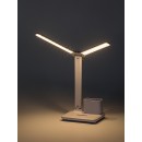 Rabalux 74032 LED asztali lámpa Elumo | 5W integrált LED forrás | 300lm | 3000/4000/6000K | kapcsolóval | fényerőszabályzó | fehér