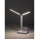 Rabalux 74032 LED asztali lámpa Elumo | 5W integrált LED forrás | 300lm | 3000/4000/6000K | kapcsolóval | fényerőszabályzó | fehér