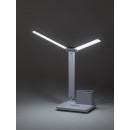 Rabalux 74032 LED asztali lámpa Elumo | 5W integrált LED forrás | 300lm | 3000/4000/6000K | kapcsolóval | fényerőszabályzó | fehér