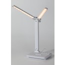 Rabalux 74032 LED asztali lámpa Elumo | 5W integrált LED forrás | 300lm | 3000/4000/6000K | kapcsolóval | fényerőszabályzó | fehér