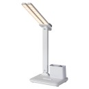 Rabalux 74032 LED asztali lámpa Elumo | 5W integrált LED forrás | 300lm | 3000/4000/6000K | kapcsolóval | fényerőszabályzó | fehér