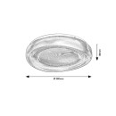 Rabalux 75059 LED fürdőszobai mennyezeti lámpa Dolcino | 24W integrált LED forrás | 2100lm | 4000K | fehér
