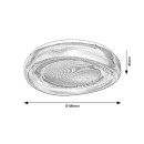 Rabalux 75060 LED fürdőszobai mennyezeti lámpa Dolcino | 36W integrált LED forrás | 2900lm | 4000K | fehér