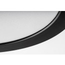 Rabalux 75075 LED kültéri mennyezeti lámpa ShaunPlus | 24W integrált LED forrás | 2600lm | 4000K | fekete