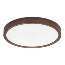 Rabalux 75080 LED kültéri mennyezeti lámpa Maurec | 18W integrált LED forrás | 1540lm | 3000/4000/6000K | barna