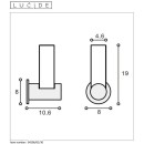 Lucide 04206/01/30 fali lámpa Jayla 1x33W | G9 | IP44 - fürdőszobába