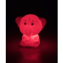Rabalux 76042 LED asztali lámpa Lightimals | 0,1W integrált LED forrás | kapcsolóval | rgb - színes | fehér