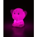 Rabalux 76042 LED asztali lámpa Lightimals | 0,1W integrált LED forrás | kapcsolóval | rgb - színes | fehér