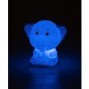 Rabalux 76042 LED asztali lámpa Lightimals | 0,1W integrált LED forrás | kapcsolóval | rgb - színes | fehér