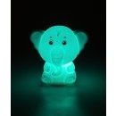 Rabalux 76042 LED asztali lámpa Lightimals | 0,1W integrált LED forrás | kapcsolóval | rgb - színes | fehér