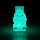 Rabalux 76043 LED asztali lámpa Lightimals | 0,1W integrált LED forrás | kapcsolóval | rgb - színes | fehér