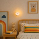 Rabalux 76045 LED asztali lámpa Dreamies | 3W integrált LED forrás | 40lm | 3000K | kapcsolóval | rgb - színes | fehér
