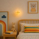 Rabalux 76046 LED asztali lámpa Dreamies | 3W integrált LED forrás | 40lm | 3000K | kapcsolóval | rgb - színes