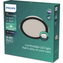 Philips 8721103131331 LED süllyeszthető lámpa MESON | 17W integrált LED forrás | 1200lm | 3000K | fekete