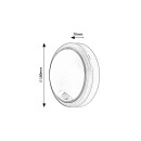 Rabalux 98077029 LED kültéri fali lámpa Hitura | 15W integrált LED forrás | 1500lm | 4000K