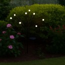 Rabalux 77043 LED napelemes kültéri fali lámpa Tavira | 0,1W integrált LED forrás | 3lm | 3000K | fekete