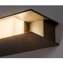 Rabalux 77063 LED kültéri fali lámpa Kioni | 13W integrált LED forrás | 680lm | 3000K | antracit