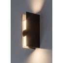 Rabalux 77063 LED kültéri fali lámpa Kioni | 13W integrált LED forrás | 680lm | 3000K | antracit