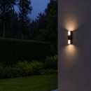 Rabalux 77063 LED kültéri fali lámpa Kioni | 13W integrált LED forrás | 680lm | 3000K | antracit