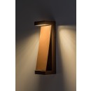 Rabalux 77068 LED kültéri fali lámpa Bradu | 12W integrált LED forrás | 890lm | 3000K | barna