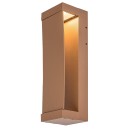 Rabalux 77068 LED kültéri fali lámpa Bradu | 12W integrált LED forrás | 890lm | 3000K | barna