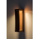 Rabalux 77068 LED kültéri fali lámpa Bradu | 12W integrált LED forrás | 890lm | 3000K | barna