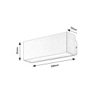 Rabalux 98077076 LED kültéri fali lámpa Mataro  | 10W integrált LED forrás | 970lm | 4000K