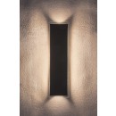 Rabalux 77077 LED kültéri fali lámpa Pemba | 18W integrált LED forrás | 1300lm | 3000K | fekete