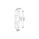 Rabalux 98077127 LED kültéri fali lámpa Darvas  | 12W integrált LED forrás | 830lm | 2700+4000K