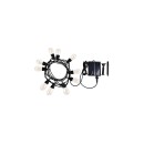 Rabalux 98077165 LED napelemes kültéri fényfüzér Zirc  | 4W integrált LED forrás | 35lm | 2700K