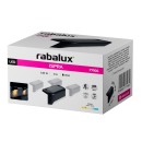 Rabalux 77166 LED kültéri fali lámpa Ispra | 0,1W integrált LED forrás | 2lm | 3000K | fekete