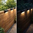 Rabalux 77166 LED kültéri fali lámpa Ispra | 0,1W integrált LED forrás | 2lm | 3000K | fekete