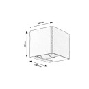 Rabalux 98077169 LED kültéri fali lámpa Hallstatt  | 10W integrált LED forrás | 320lm | 3000K