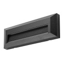 Rabalux 77189 LED kültéri fali lámpa Kavala | 6W integrált LED forrás | 300lm | 3000/4000/6000K | fekete