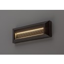 Rabalux 77189 LED kültéri fali lámpa Kavala | 6W integrált LED forrás | 300lm | 3000/4000/6000K | fekete