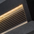 Rabalux 77189 LED kültéri fali lámpa Kavala | 6W integrált LED forrás | 300lm | 3000/4000/6000K | fekete