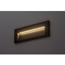 Rabalux 77190 LED kültéri fali lámpa Kavala | 6W integrált LED forrás | 250lm | 3000/4000/6000K | fekete