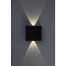 Rabalux 77191 LED kültéri fali lámpa Portel | 2W integrált LED forrás | 160lm | 2700/4000K | fekete