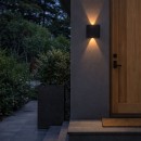 Rabalux 77191 LED kültéri fali lámpa Portel | 2W integrált LED forrás | 160lm | 2700/4000K | fekete