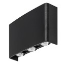 Rabalux 77192 LED kültéri fali lámpa Portel | 5W integrált LED forrás | 450lm | 2700/4000K | fekete
